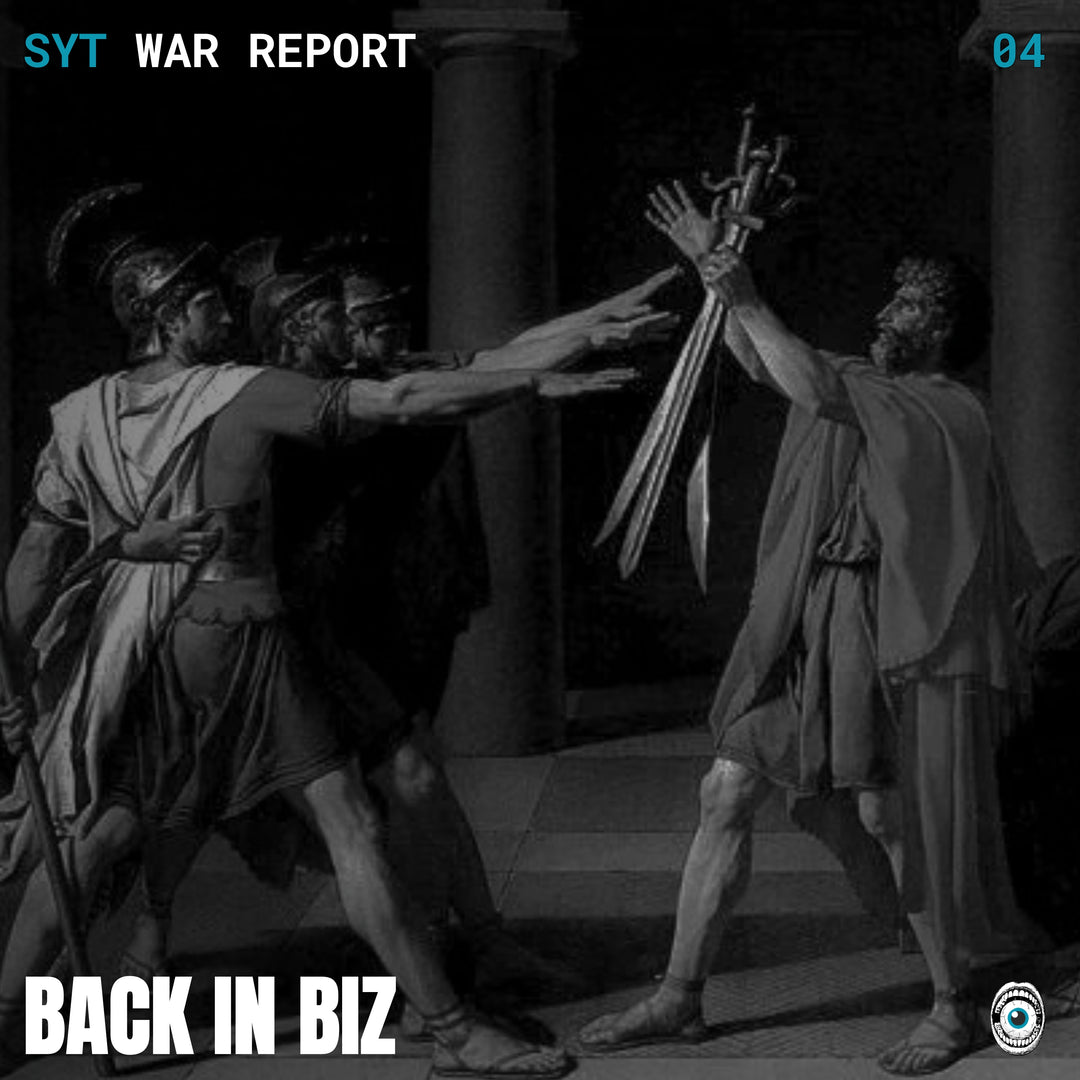 Cover of War Report 04, Back In Biz, PARKR BURNS